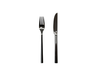 cutlery on a white background isolate
