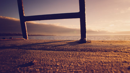 Sunset at a pier collection 67