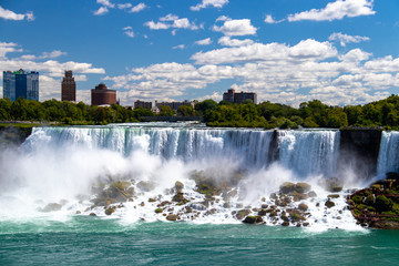 Niagara Falls American Falls on a summer day
