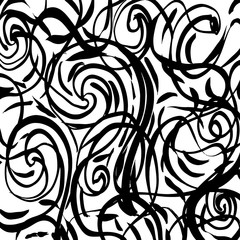 Brush texture pattern. Grunge vector.