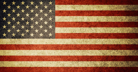 Grunge Flag of United States of America