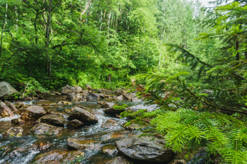 Hiking in the national Park Taganay- mountains, rivers, lakes