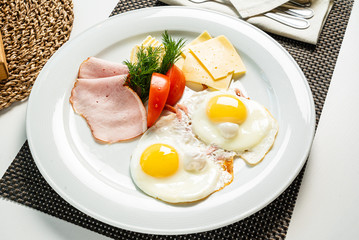 traditional breakfast in the hotel