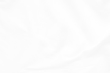 White cloth background abstract. Fabric is wrinkled and sofe wave. Material are used in textile...