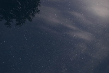 Beautiful night sky full of stars