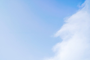 Blue sky with cloud at Phuket Thailand.