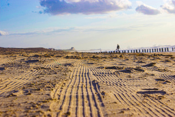 Spuren im Sand