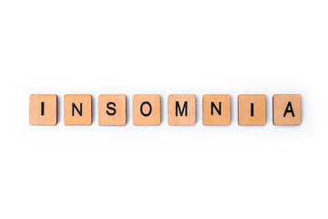 The word INSOMNIA
