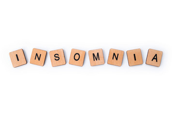 The word INSOMNIA