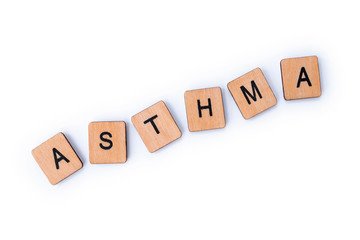 Obraz premium The word ASTHMA