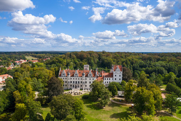 Fototapeta na wymiar Schloss Boitzenburg in der Uckermark im Bundesland Brandenburg