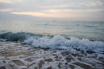 Sea waves at the Black Sea