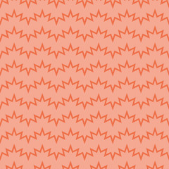 Pink seamless pattern with zig zag lines