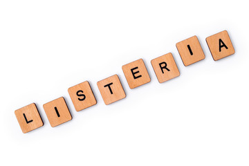 The word LISTERIA