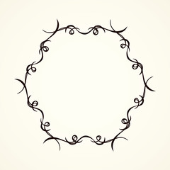 Vignette. Vector drawing