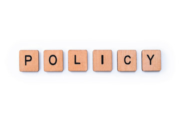 The word POLICY