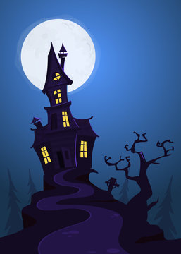 Cartoon Haunted House