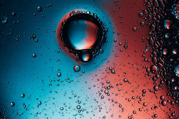 abstract macro photograph, metallic liquids abstract background