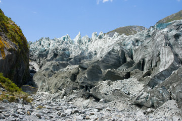 Fototapeta na wymiar Fox Glacier Valley