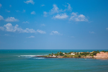 tropical island in the sea
