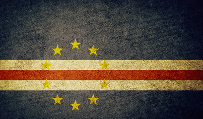 Grunge Flag of cape verde
