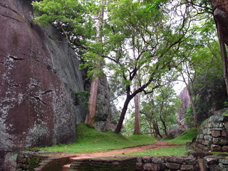 Ancient ruins, Sigiriya, Sri Lanka