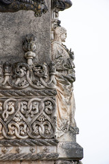 Gargoyle And Figure on Bussaco Palace Hotel, Luso, Portugal