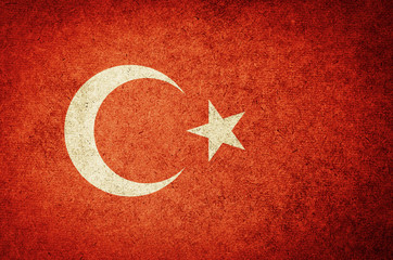 Grunge Flag of Turkey - 287396908