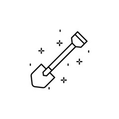 Construction, shovel icon. Element of construction icon