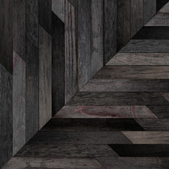 Dark wood texture for background. Wooden boards texture.