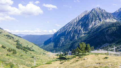 Mountains landscape in summertime