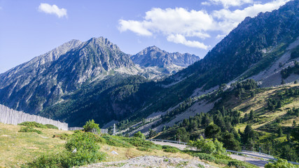 Fototapeta na wymiar Mountains landscape in summertime