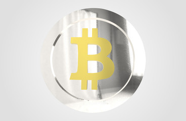 Cryptocurrencies Bitcoin Coin 3D Render