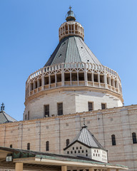 Fototapeta na wymiar The Basilica of the Annunciation in Nazareth