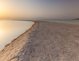 Beautiful view of the Dead Sea .