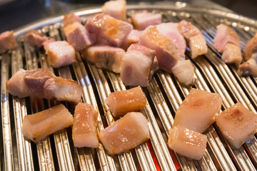 Samgyupsal Korean style pork bbq,