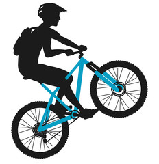 Fototapeta premium Cycliste X COUNTRY VTT Cross Country 2