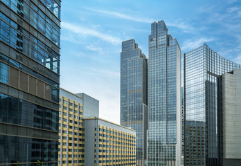 The skyscraper is in qingdao China