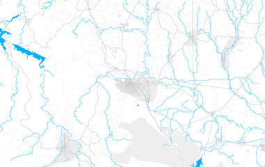 Rich detailed vector map of La Vega, La Vega, Dominican Republic