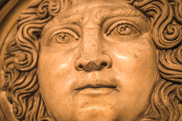 Fototapeta na wymiar head of Medusa , Versace