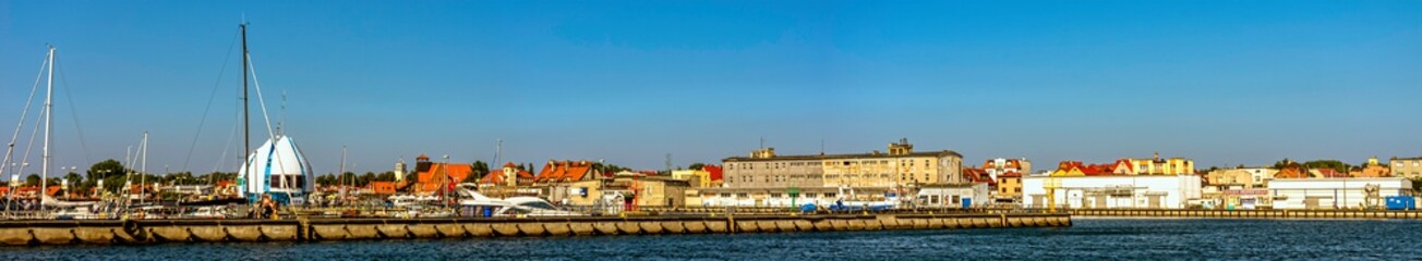 Entrance to the Port of Hel, Pomerania, Poland