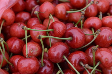 bunch of cherries