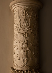Ornate Column Relief, Portugal