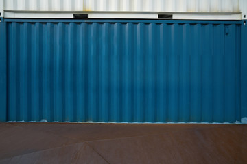 Front Close-up of Container Iron Door