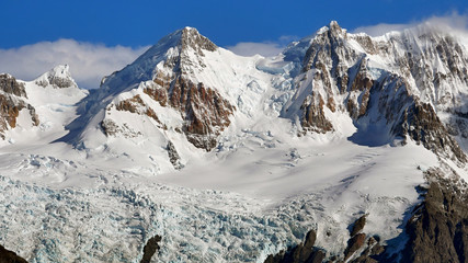 Snowy mountains. Patagonia, Argentina.