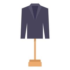 Man blazer icon. Flat illustration of man blazer vector icon for web design