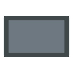 Screen tablet icon. Flat illustration of screen tablet vector icon for web design
