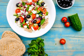 Chunky Fresh Healthy Greek Salad