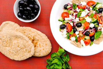 Chunky Fresh Healthy Greek Salad