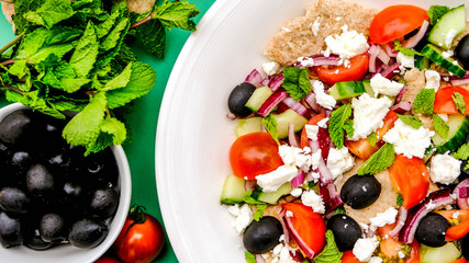 Chunky Fresh Healthy Greek Salad